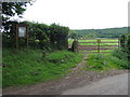 Notice Board & Footpath