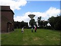 View of Water Tower from churchyard