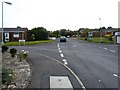 Doone Way at the junction with the southern end of The Shields