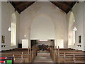 The church of St Maurice - east end of nave