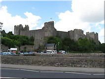 SM9801 : Pembroke Castle from the town bridge by Colin Bell