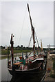 Sailing barge at the Hythe