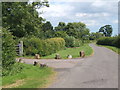 Lane past Whitehouse Farm, Dallinghoo, looking east