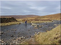NH2990 : Fording the Corriemulzie River by Richard Webb