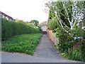 Path from Bedford Road to Crag View Close, Oughtibridge