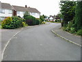 Looking SE along Woodland Way, Woodnesborough