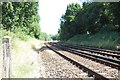 Railway tracks towards London