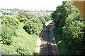 Railway line towards St Leonards