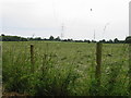 View across farmland on Mill Down