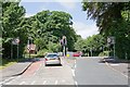 Traffic lights at top of Stanmore Lane, Winchester