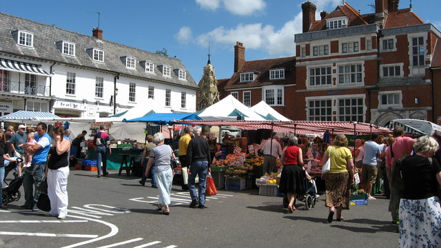 Market Stalls in the Square