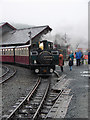 New point work at Harbour Station Porthmadog, Ffestiniog Railway