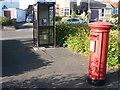 SZ0895 : Redhill: postbox № BH10 74, Wimborne Road by Chris Downer