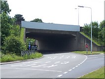 SJ9404 : M54 Roundabout with A460, Featherstone by Geoff Pick