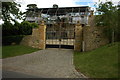 House undergoing building work, Saintbury