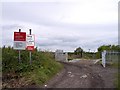 Level Crossing on track from Crawford to Skelmersdale