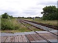 View from crossing towards Upholland