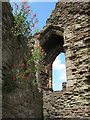 SO5012 : Window detail, Great Tower, Monmouth Castle by Pauline E