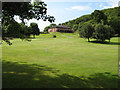 Golf course and club house