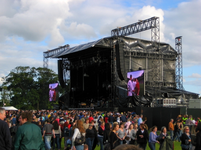 Concert stage, Malahide Castle © Rossographer :: Geograph Ireland