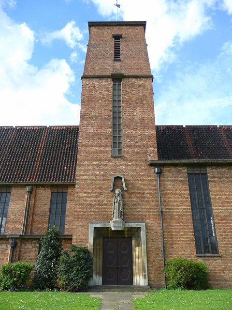 Tower of St. Hugh's church, Old Brumby, Scunthorpe