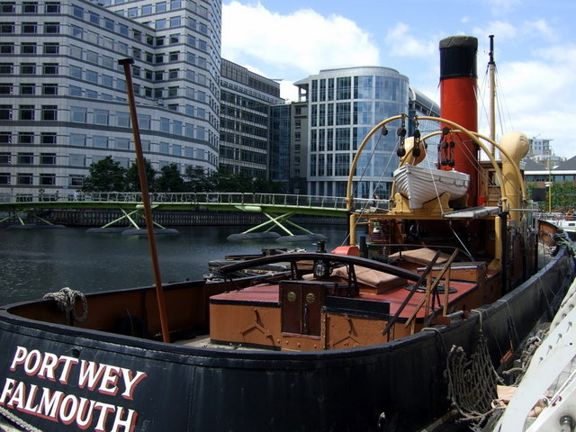 The Portwey tug in West India dock © Natasha Ceridwen de Chroustchoff ...