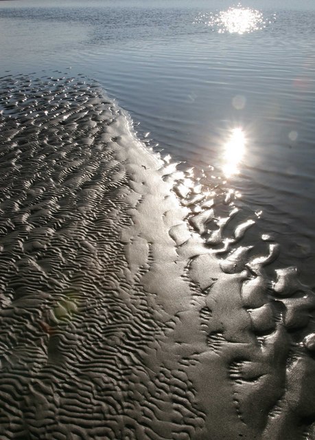 Sand, Ripples and Reflections at Portmeirion