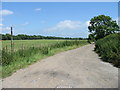 Unmetalled road towards The Minnis