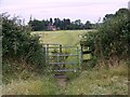 Kissing gate near Charlton all Saints