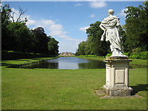 TL0934 : Wrest Park: The Long Canal by Nigel Cox