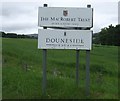 Sign for Douneside and the MacRobert Trust offices