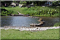 Stepping stones over the River Aire