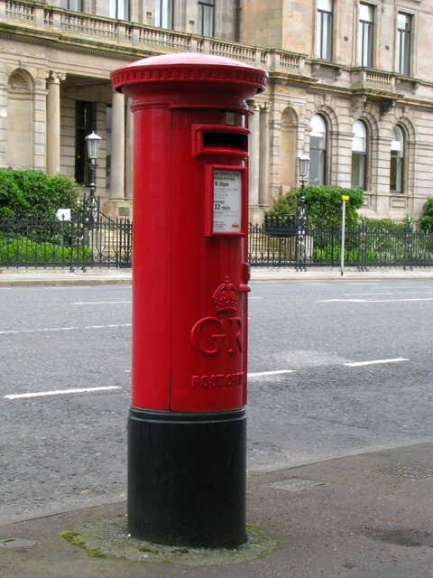 George V postbox, Corporation Square, Belfast