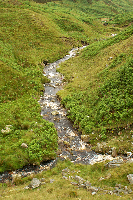 Confluence of Little Moor Beck and Middles Moor Beck