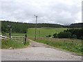 Access road to Balniden Farm