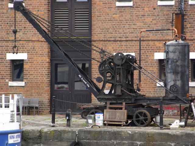 Steam crane, National Waterways Museum