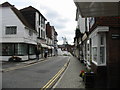 Looking SE along Stone Street towards Cranbrook Mill