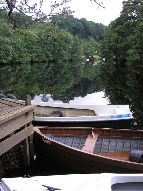 Moorings on the River Lochay