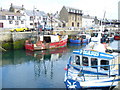 Boats in Burghead Harbour