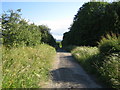 Bridleway near Teffont Field Buildings 1