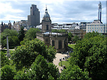 SP0687 : Birmingham Cathedral from the House of Fraser store by Dave Croker