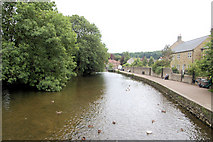SK2268 : River Wye at Bakewell by John Firth