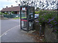 Telephone kiosk at Monkton Heathfield