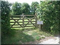 Entrance to the Crantock Round Garden