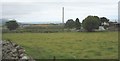 View over farmland at Llwyndu Mawr towards Caernarfon Bay