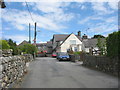 Houses below the main crossroads at Rhostryfan