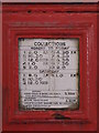 TQ3481 : Penfold postbox, The Royal London Hospital, E1 - (original) collection plate by Mike Quinn
