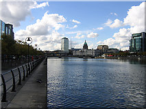 O1634 : River Liffey at Dublin by John Gibson