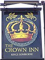 Sign for the Crown Inn, King