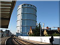 Battersea Park Station and gasworks